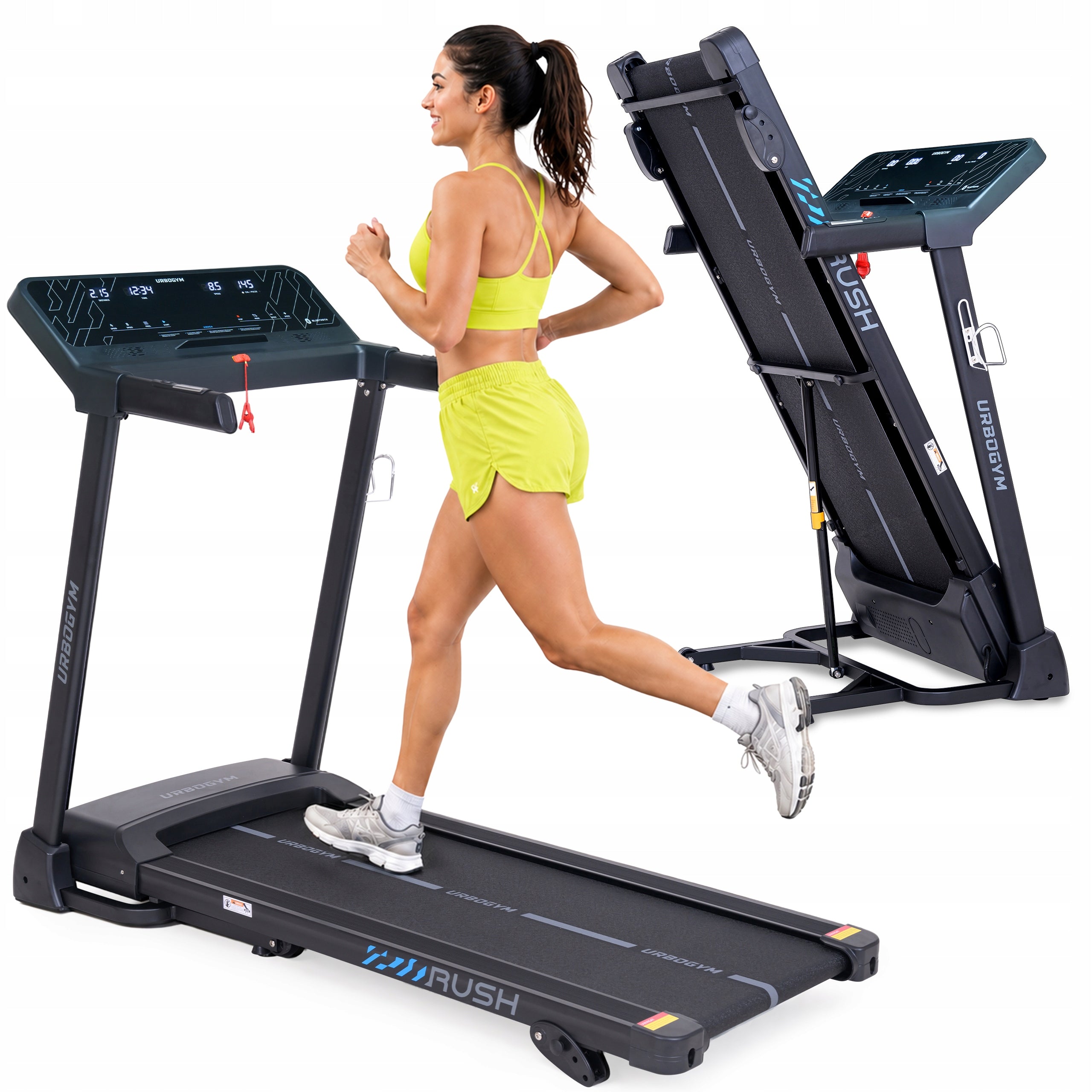 TREADMILL ELECTRIC HOME RUSH TILT ADJUSTMENT FOLDABLE BLUETOOTH