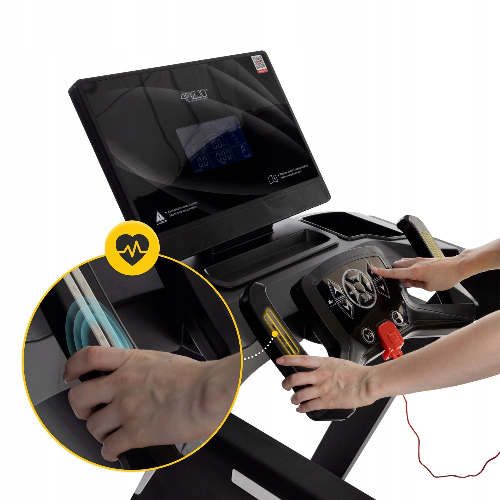 TREADMILL ELECTRIC TRAINING FOLDING PORTABLE HOME TM GRANDE S Manufacturer code Elektryczna bieżnia domowa TM GRANDE S TM06