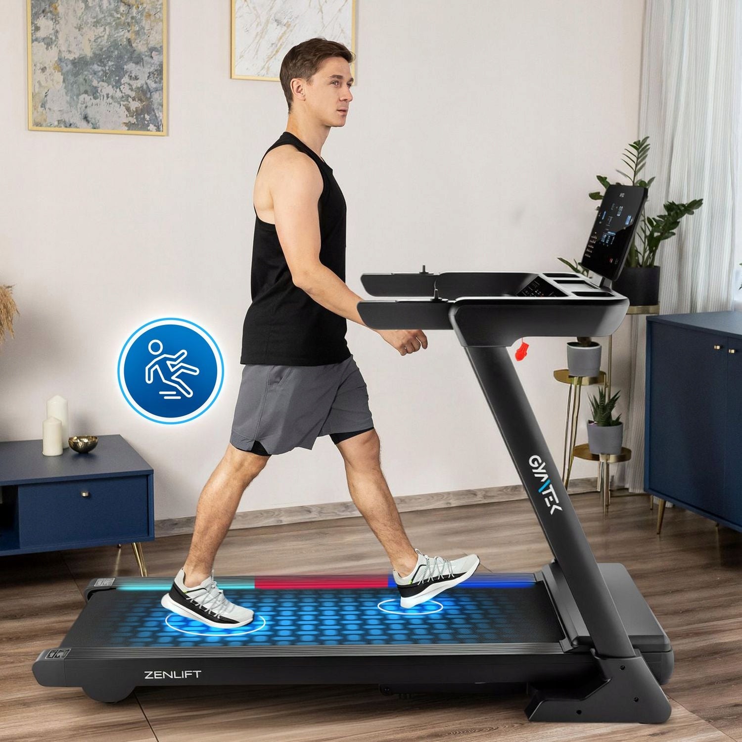 TREADMILL HOME ELECTRIC TILT ADJUSTMENT SHOCK ABSORPTION XT820 GYMTEK Brand Gymtek