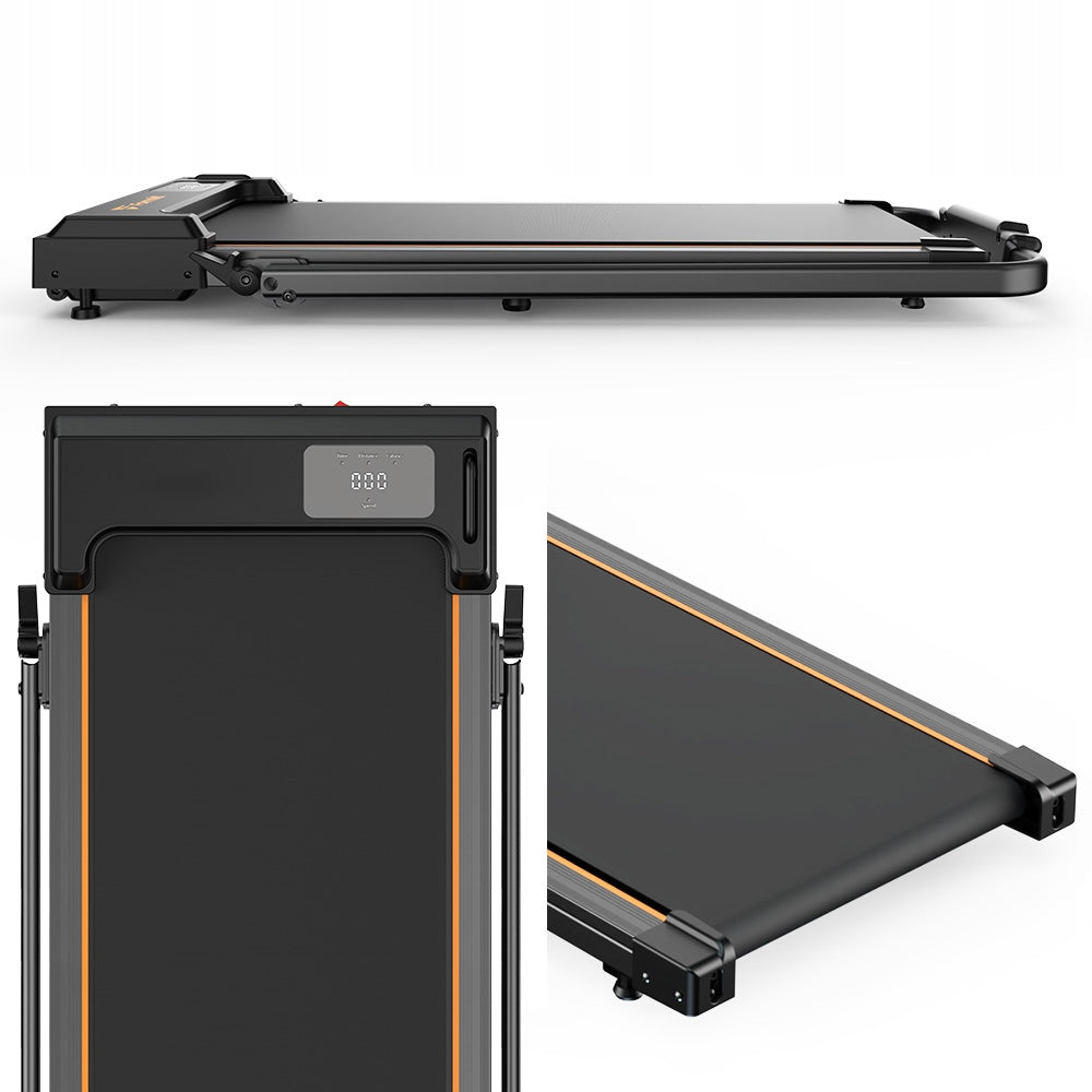 TREADMILL KZYNTH HOME ELECTRIC 2in1 FOLDING Treadmill lose weight 1-10KM/H Additional features safety key transport wheels place for mobile phone/tablet foldable training programs display