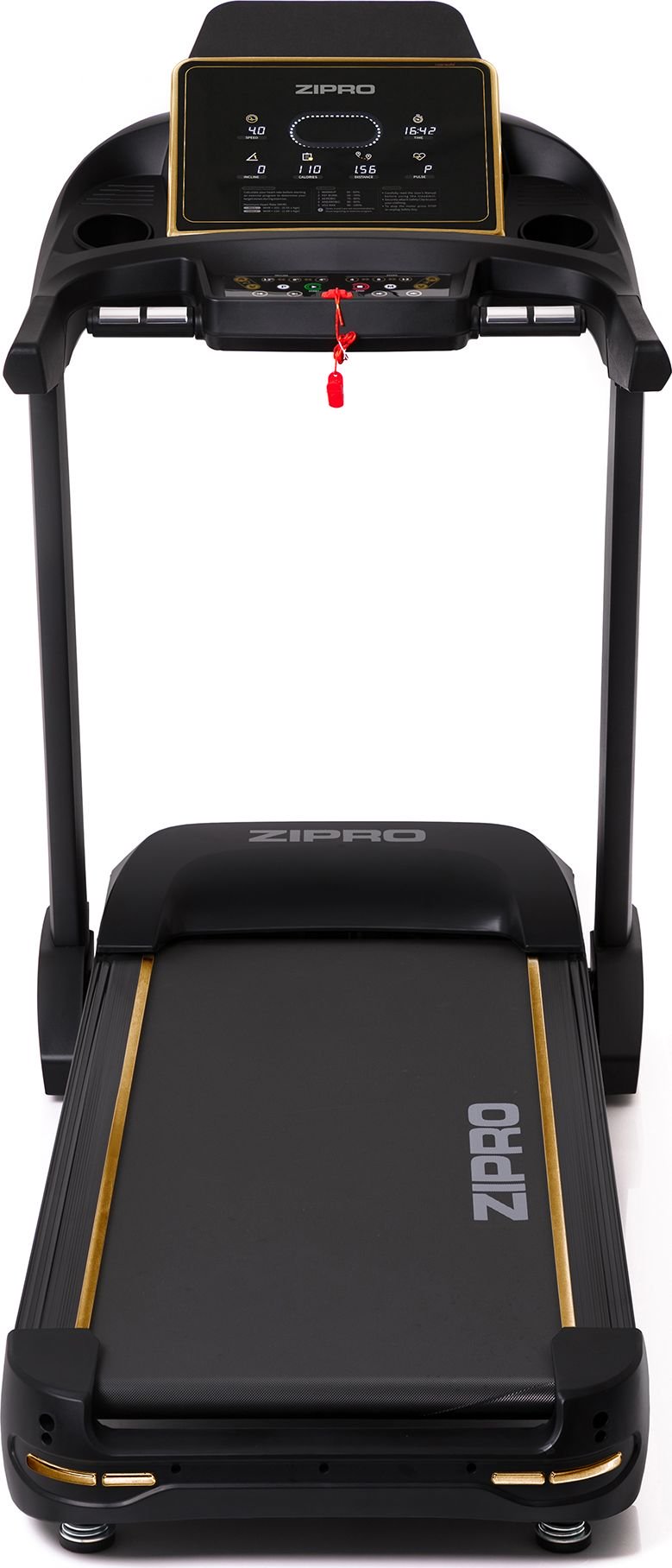 TREADMILL Training up to 150kg Bluetooth Shock Absorption Kinomap - ZIPRO Brand Zipro
