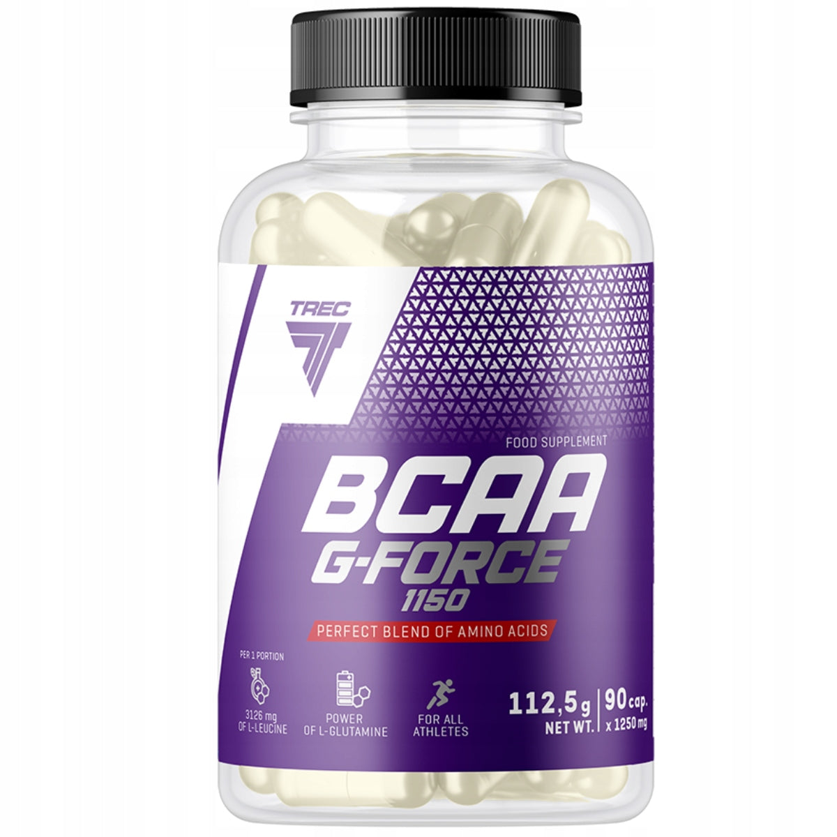 TREC BCAA G-FORCE 90caps GLUTAMINE REGENERATION Amino acids Expiration date at least 1 year from the date of purchase