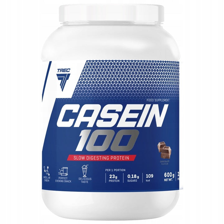 TREC CASEIN 100 600 g CASEIN PROTEIN Chocolate