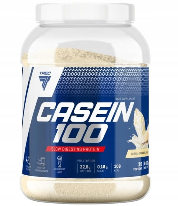 TREC CASEIN 100 600g NIGHT PROTEIN CASEIN WHEY