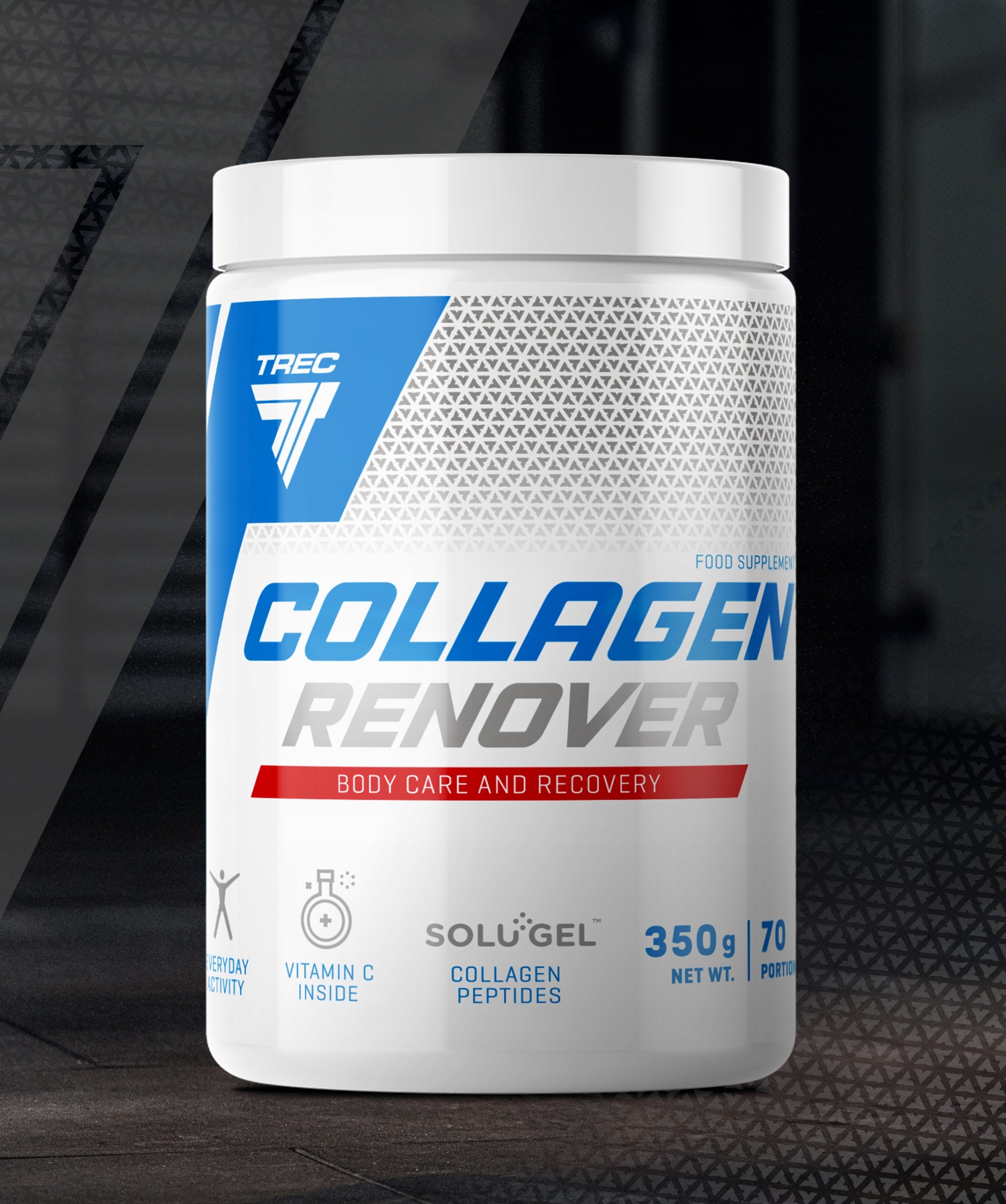 TREC COLLAGEN RENOVER 350 G COLLAGEN powder FOR JOINTS BONES SKIN NOURISHES EAN (GTIN) 5902114017781