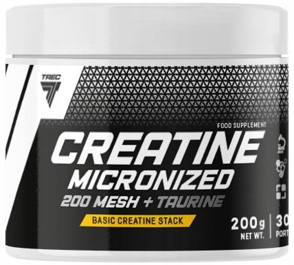 TREC CREATINE MONOHYDRATE 200 MESH + TAURINE 200G Creatine Monohydrate Crea