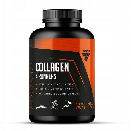 TREC ENDURANCE COLLAGEN 4 RUNNERS 2 x 90 Capsules - Collagen Supplement for Runners Expiration date at least six months from the date of purchase