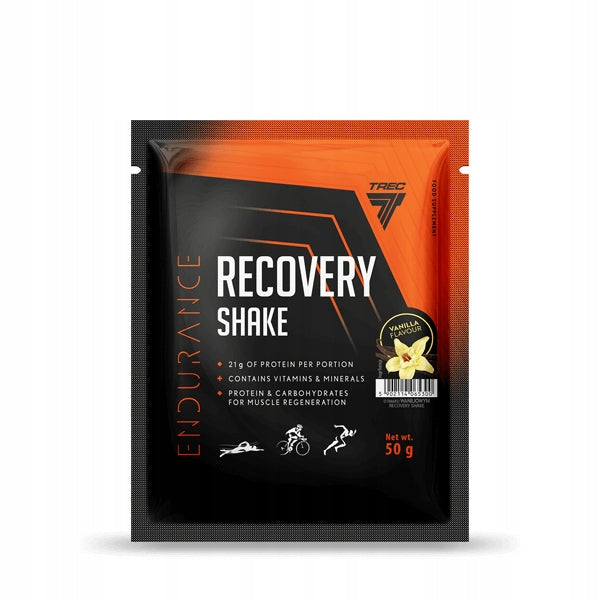 TREC ENDURANCE RECOVERY SHAKE VANILLA 50g GAINER Protein for Mase Sculpture EAN (GTIN) 5902114065300