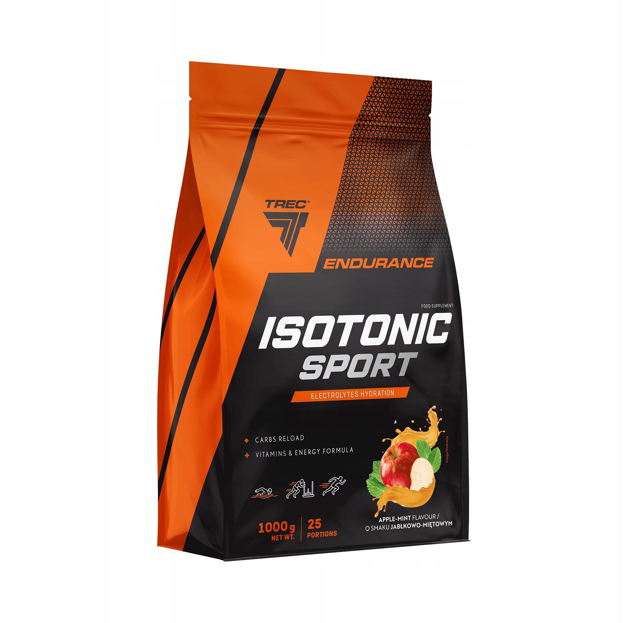 TREC Endurance ISOTONIC SPORT 1000g Isotonic Electrolytes Minerals Vit.C B12 Packaging status original