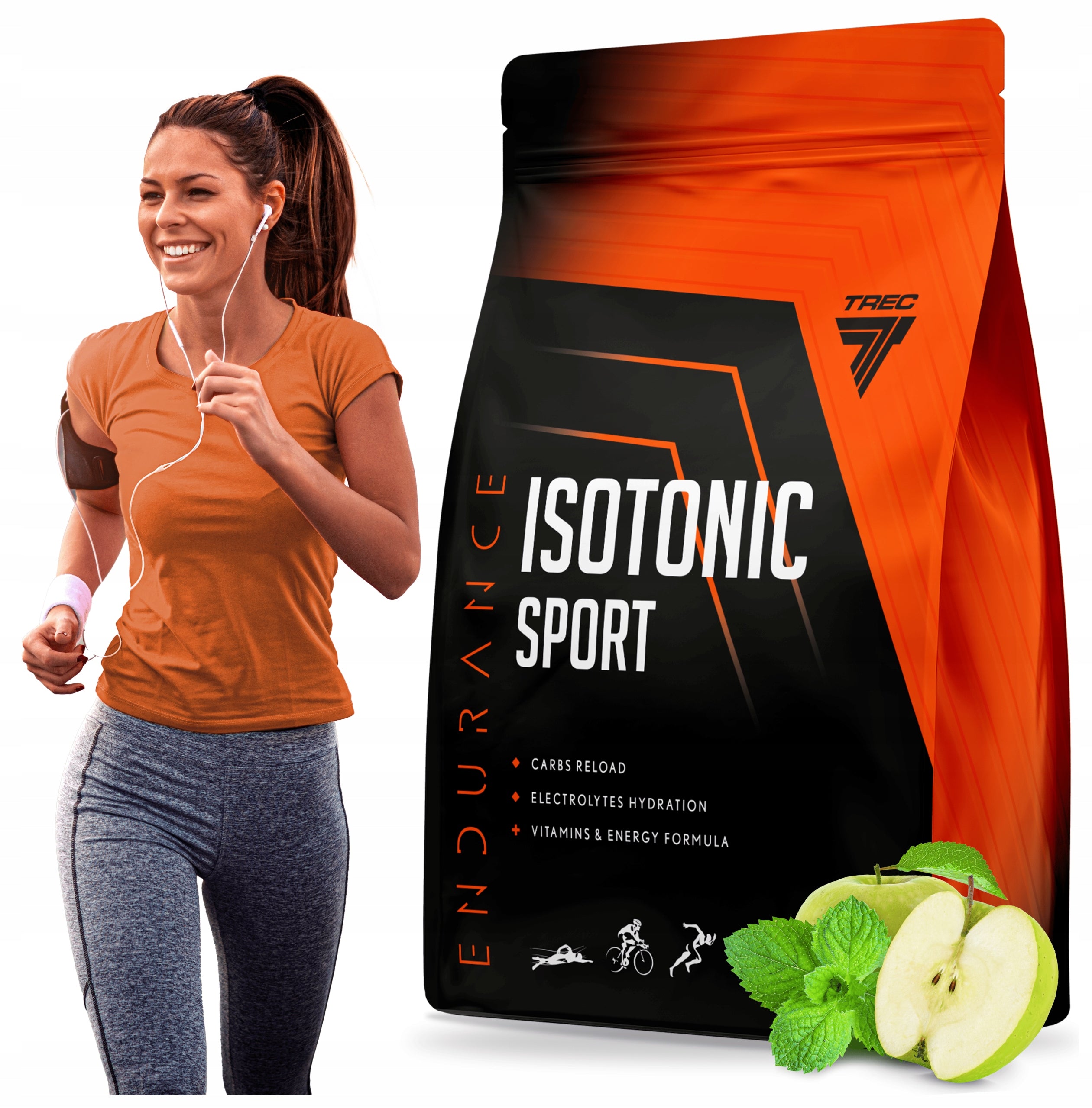 TREC Endurance ISOTONIC SPORT 1000g Isotonic Electrolytes Minerals Vit.C B12