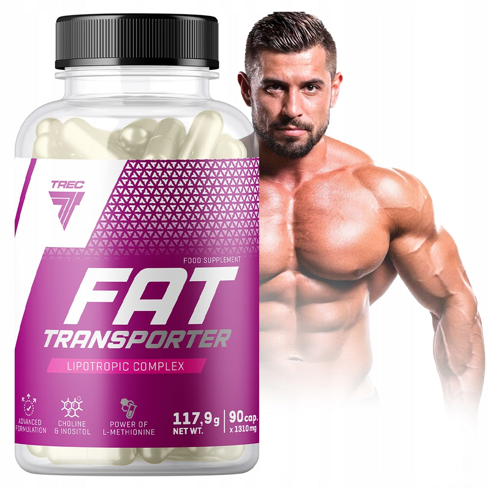 TREC FAT TRANSPORTER 90 capsules contains chromium vitamin B6 taurine