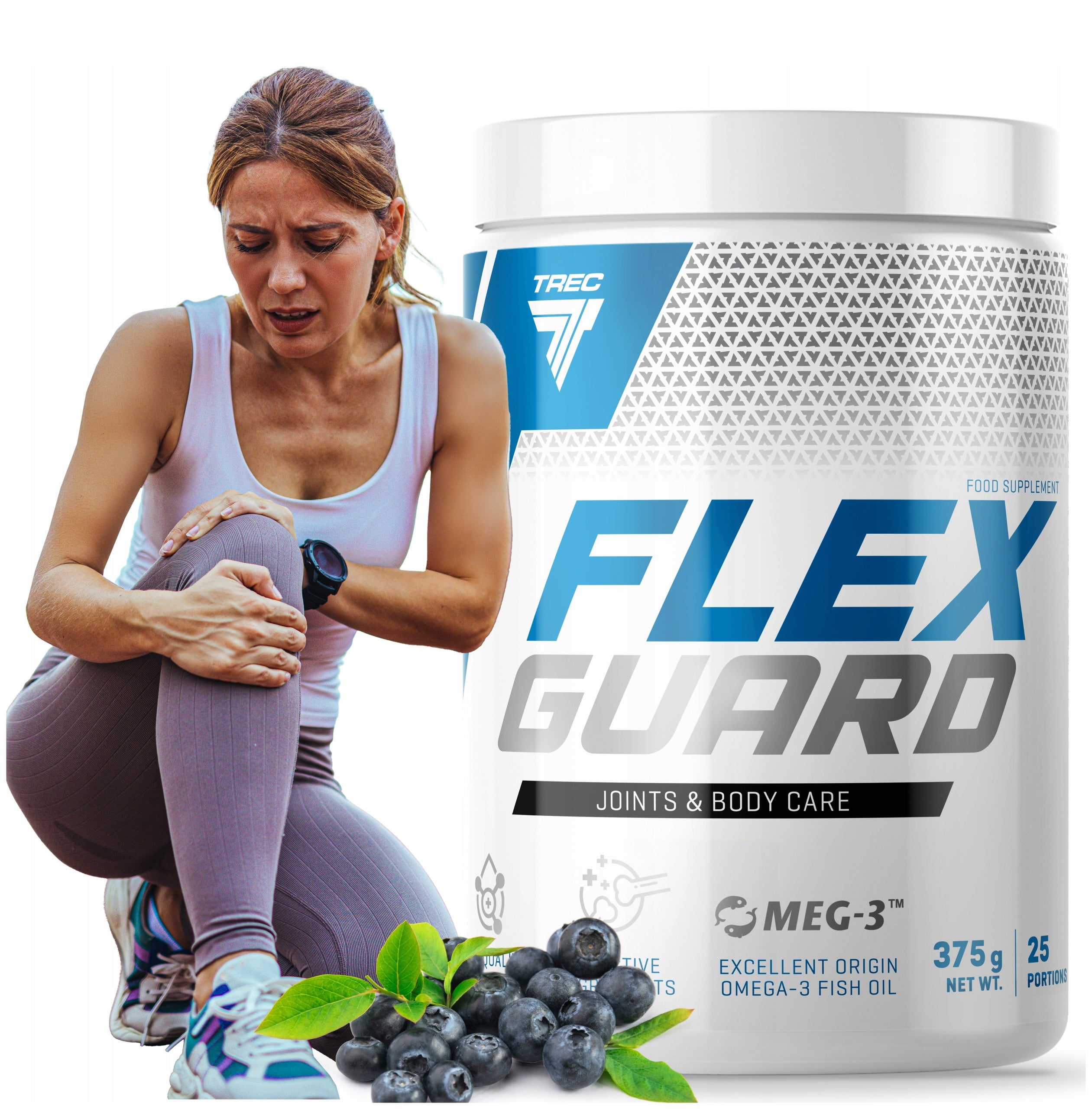 TREC FLEX GUARD 375G MAGNESIUM HEALTHY JOINTS OMEGA COLLAGEN ON BONE REGENERATION