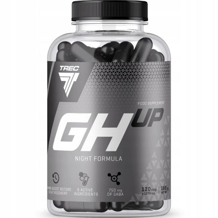 TREC GH UP 120 kaps GROWTH HORMONE MASS MUSCLE STRENGTH TESTOSTERONE BOOSTER EAN (GTIN) 5902114016043