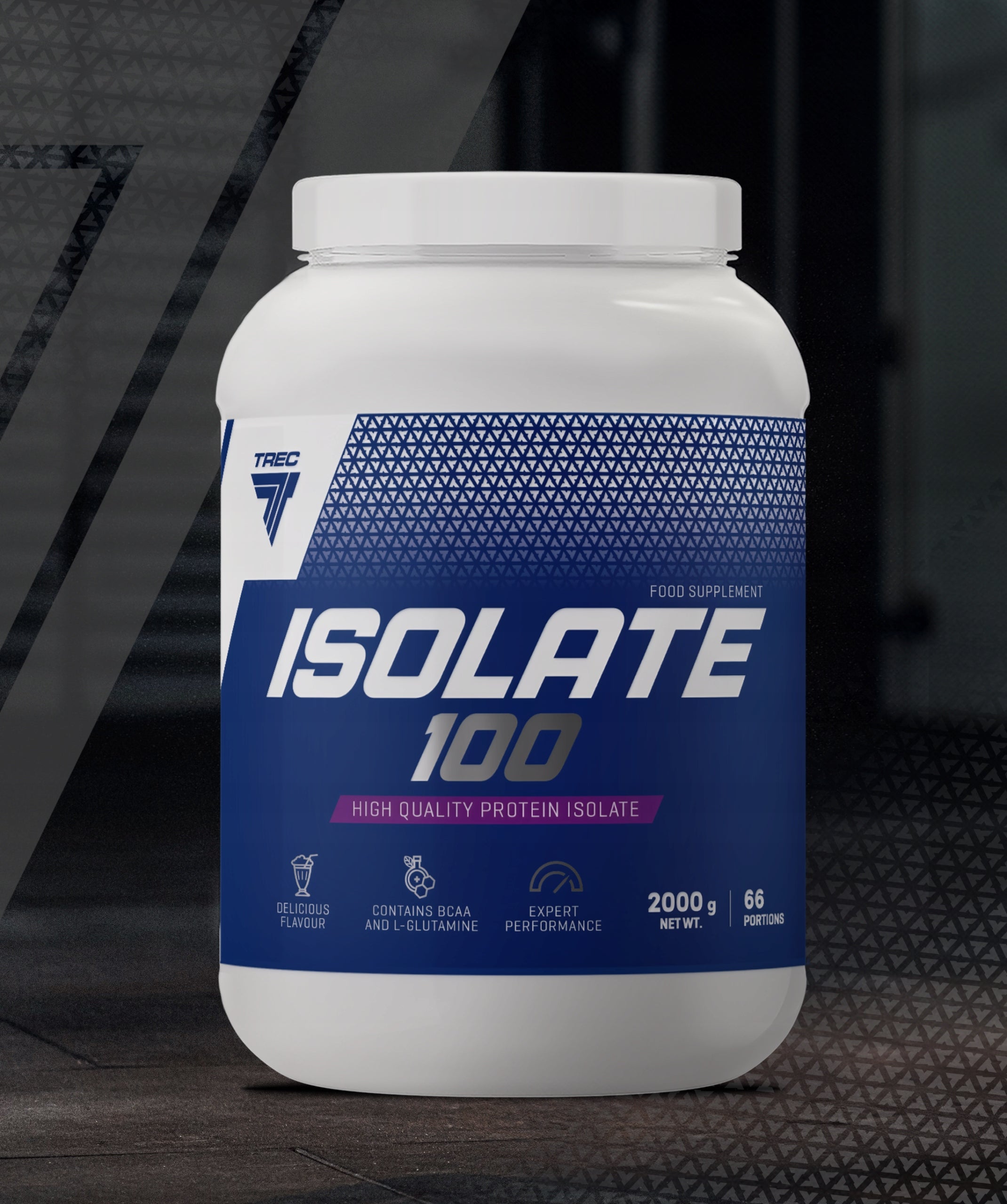 TREC ISOLATE 100 2000g WPI WHEY PROTEIN ISOLATE STRAWBERRY MUSCLE MASS EAN (GTIN) 5902114046163