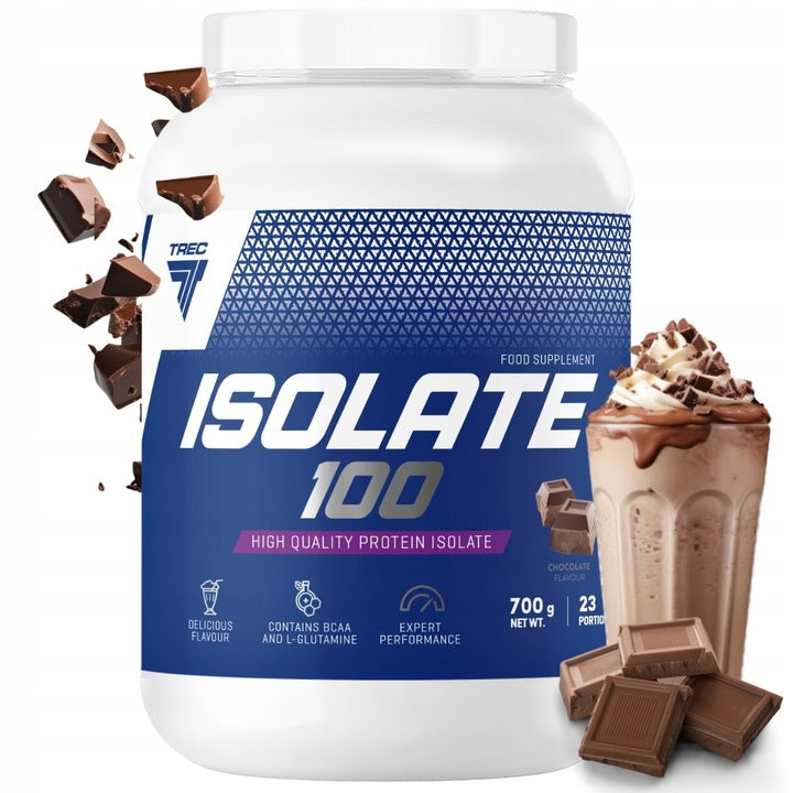 TREC ISOLATE 100 700G PROTEIN WPI ISOLATE STRENGTH MASS SCULPTURE MUSCLES CHOCOLATE