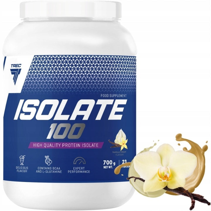 TREC ISOLATE 100 PROTEIN WPI ISOLATE STRENGTH MASS SCULPTURE PROTEIN SUPPLEMENT| 700g