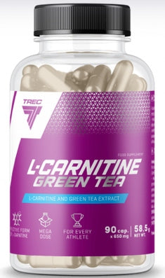 TREC L-CARNITIN GREEN TEA 90 kap REDUCTION COMBUSTION ATTENTION SHORT TERM