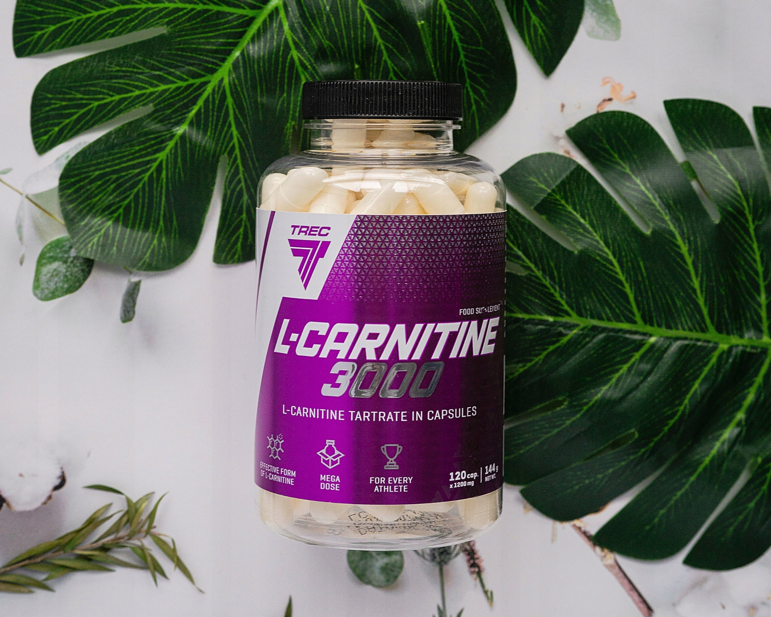 TREC L-CARNITINE 3000 120 kaps CARNITINE BURNER Brand Trec Nutrition