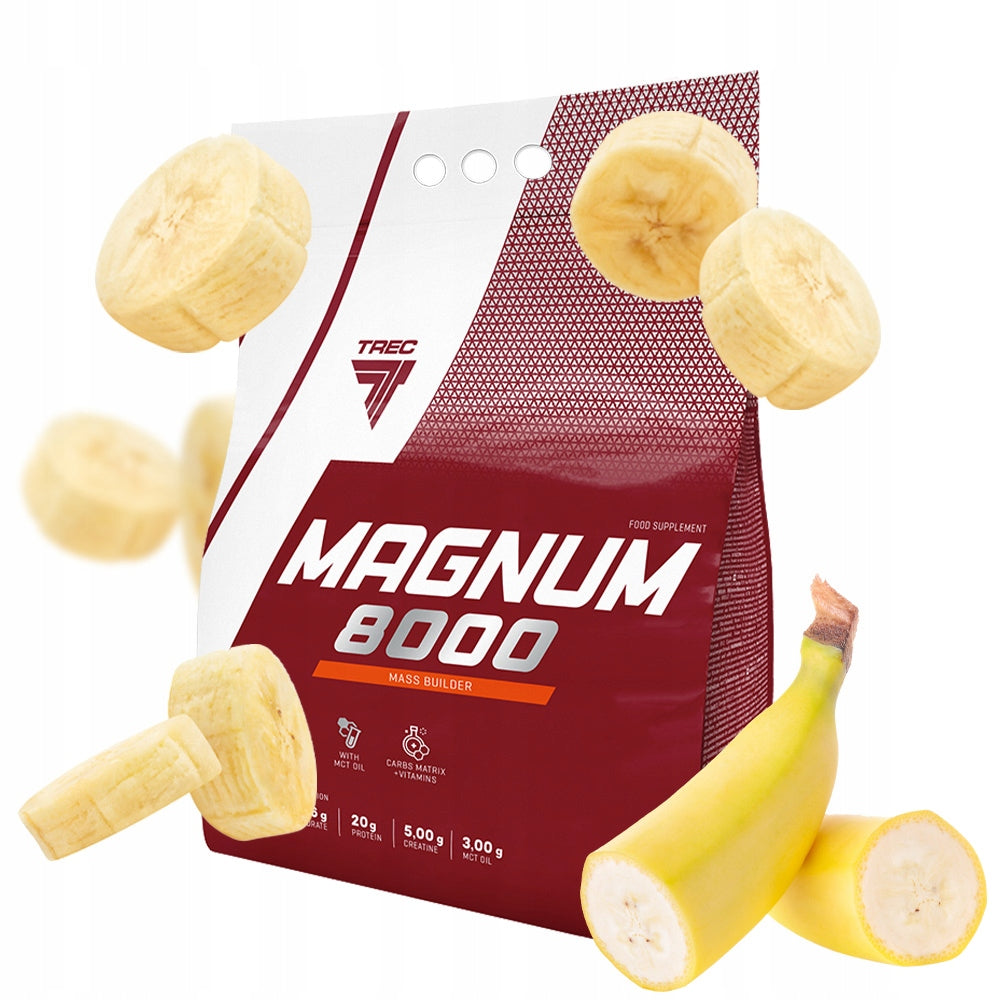 TREC MAGNUM 8000 5450g MEGA POWERFUL CARBOHYDRATE PROTEIN MASS GAINER