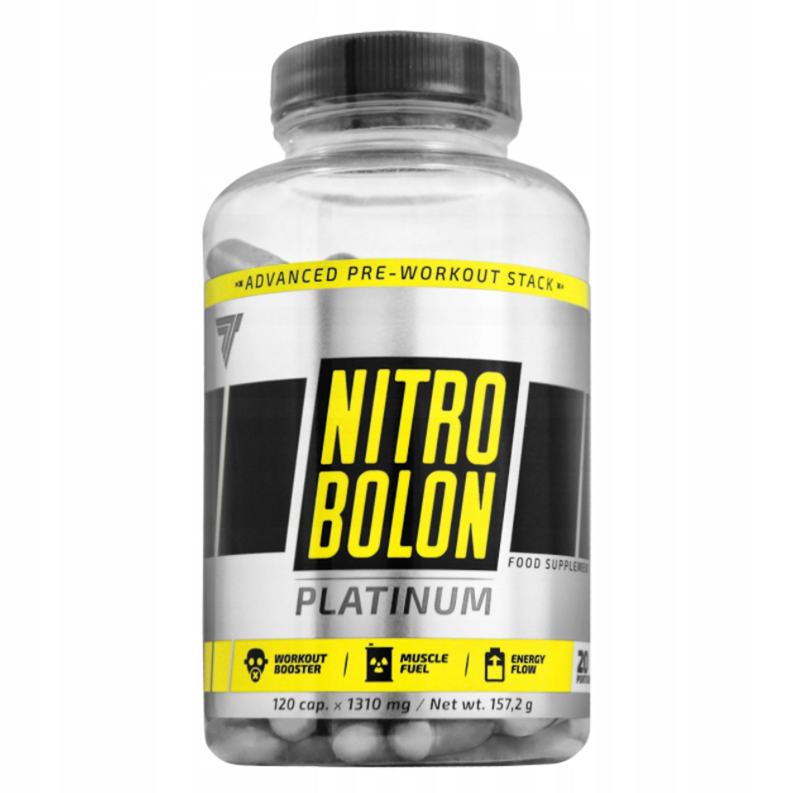 TREC NITROBOLON PLATINUM 120 CAP AAKG CREATINE CITRULLINE BOOSTER STRENGTH POWER