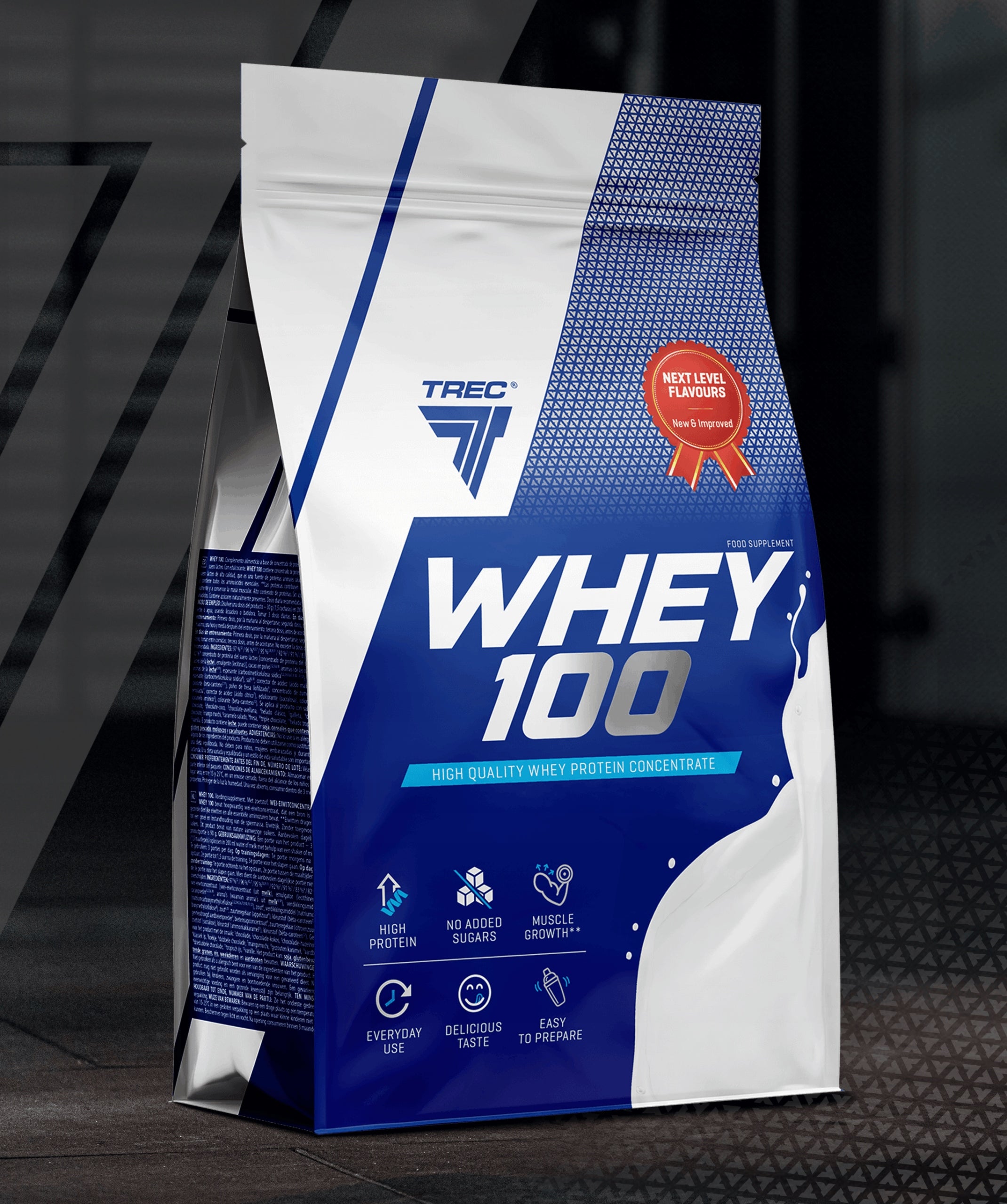 TREC NUTRITION PROTEIN Protein Conditioner WPC Powder Double Chocolate 900 g Packaging status original