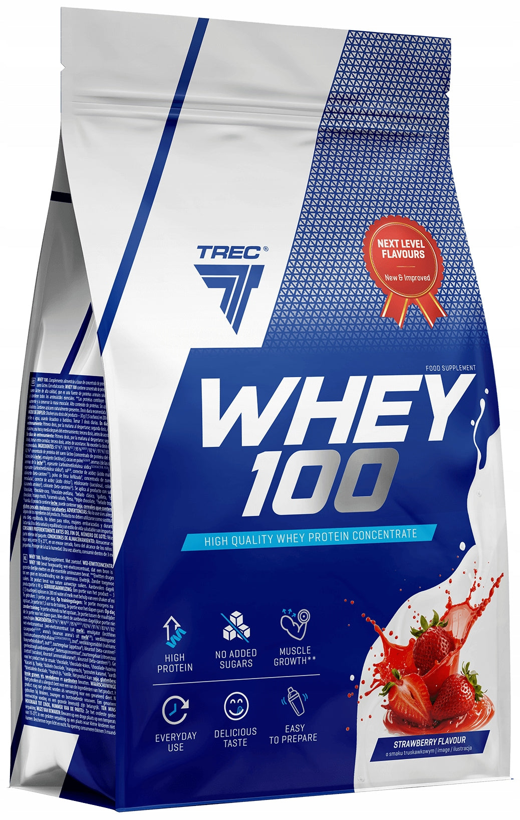 TREC PROTEIN SUPPLEMENT Whey 100 700g PROTEINS FOR MASS MUSCLES FOR TRAINING