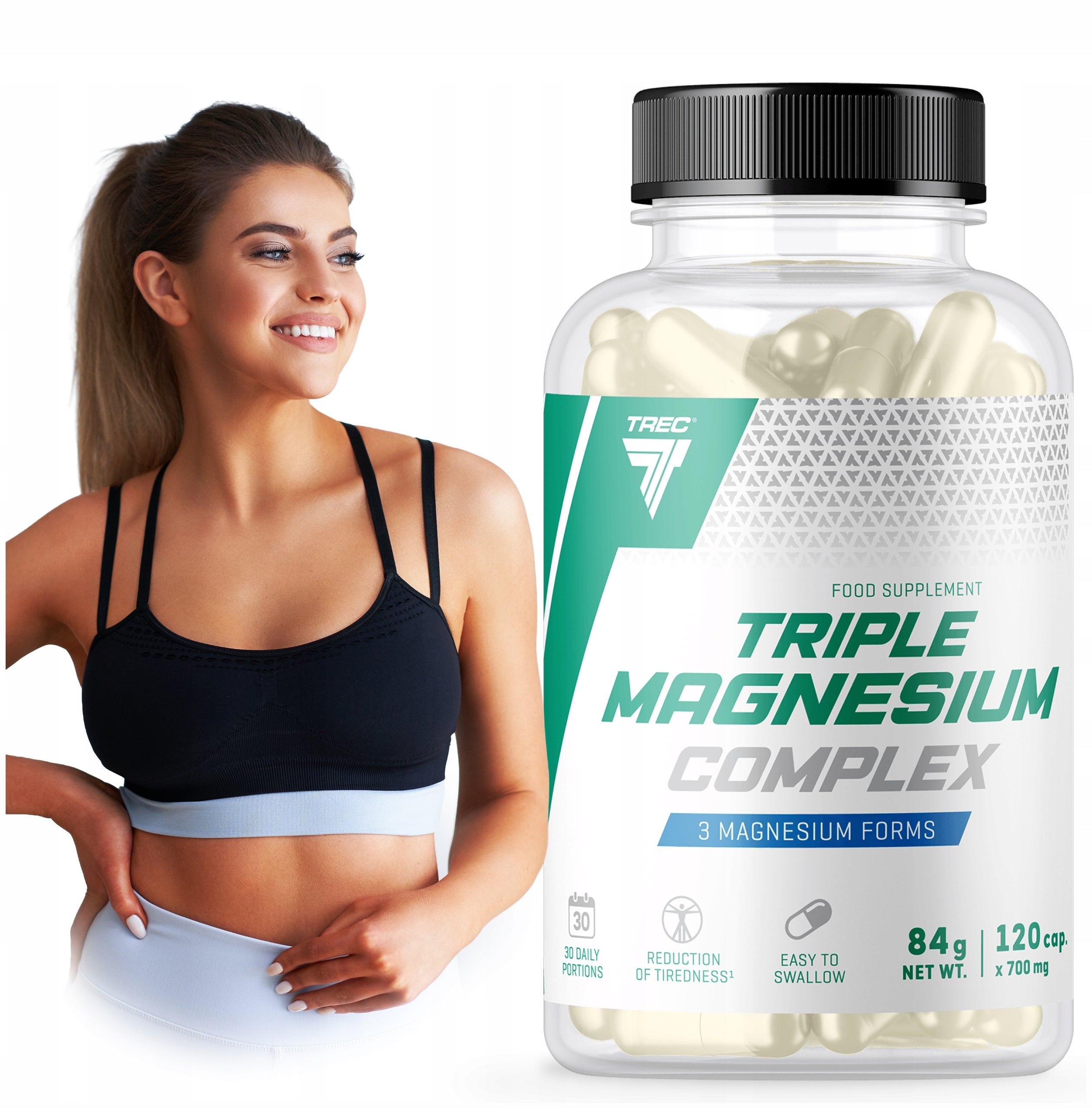 TREC TRIPLE MAGNESIUM COMPLEX 3 FORMS OF MAGNESIUM CITRATE LACTATE CARBONATE|120