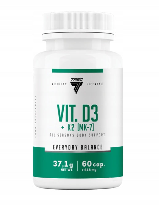 TREC VIT D3 K 2 MK-7 VITAMIN RESISTANCE FATIGUE