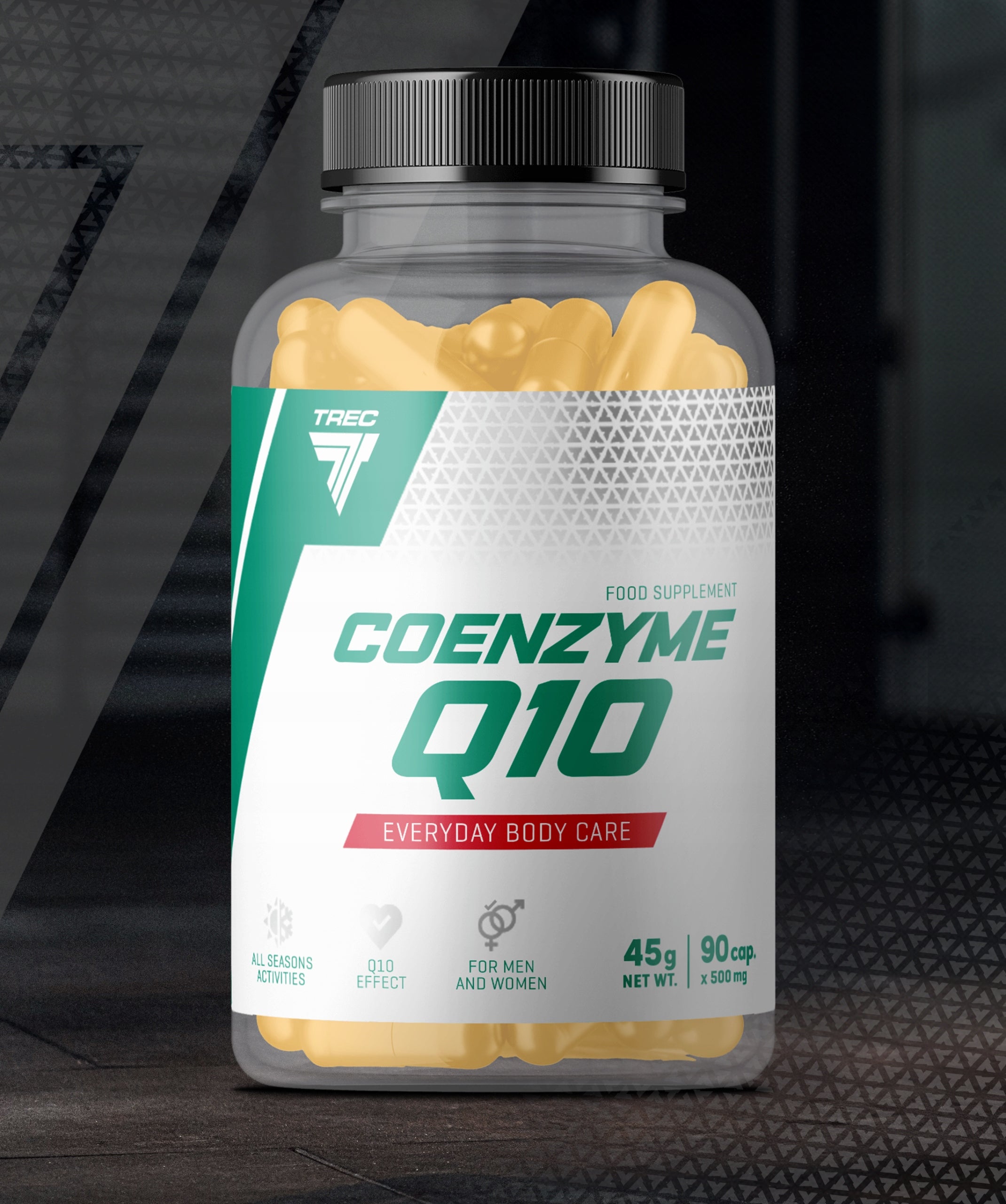 TREC Vitality Lifestyle COENZYME Q10 90 COENZYME Expiration date at least six months from the date of purchase