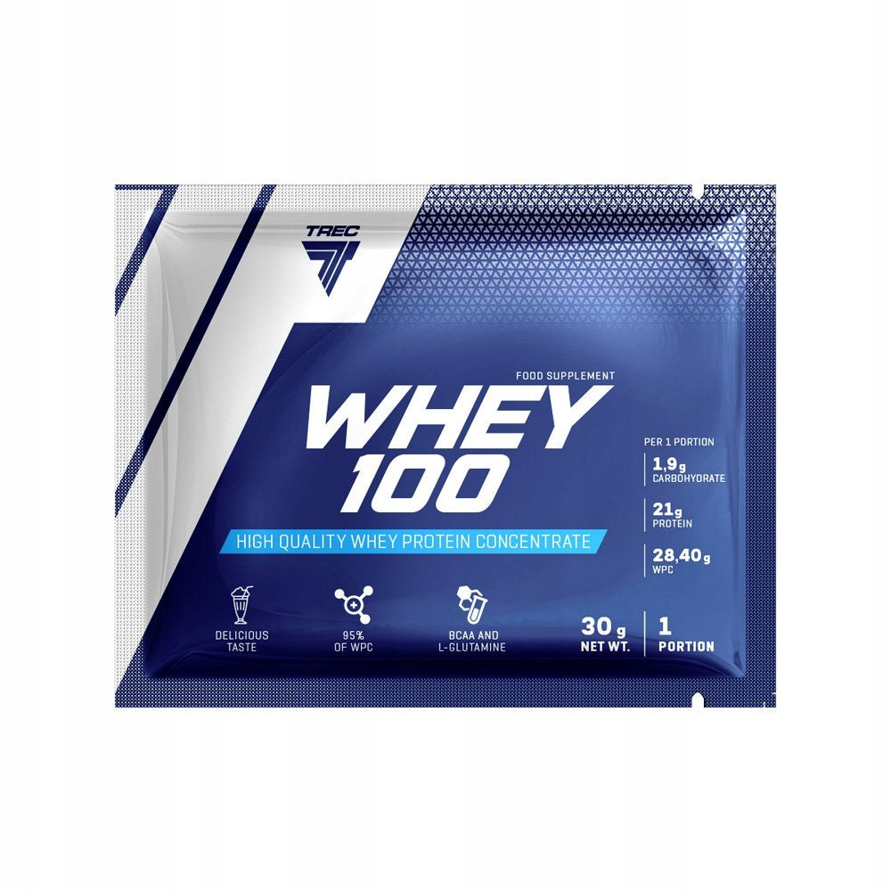 TREC WHEY 100 30g SACHET PROTEIN WPC WHEY HANDY PORTION Manufacturer code PROTEINY BIAŁKO WPC SERWATKOWE W SASZETCE