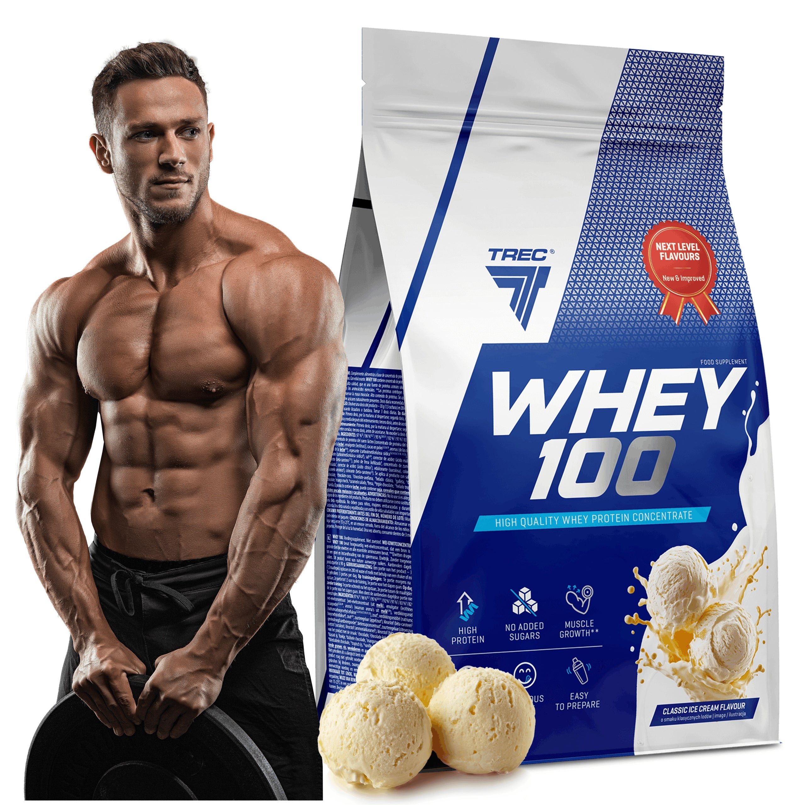 TREC Whey 100 Premium Protein 700G Whey Protein WPC