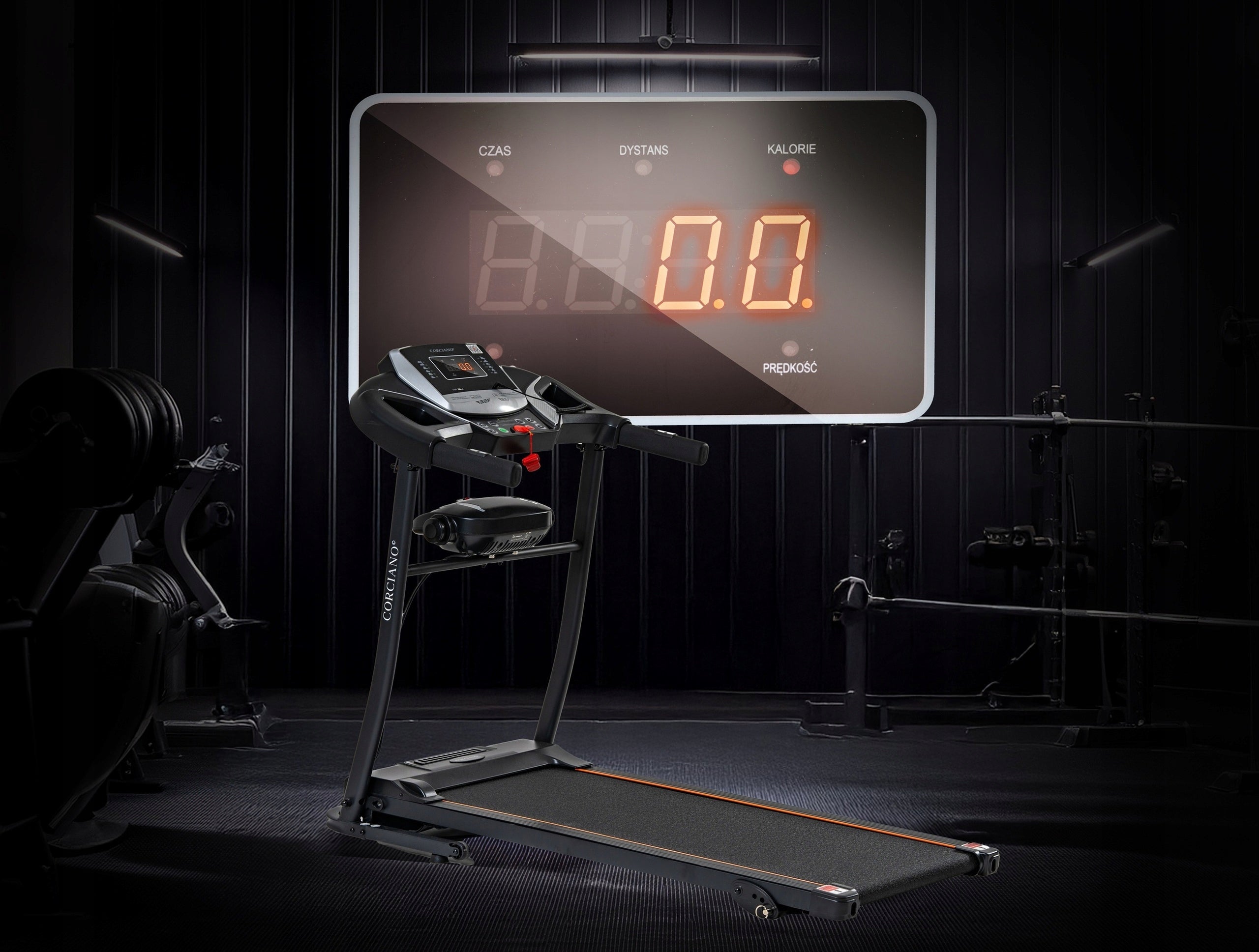 TRENTO 501D Folding Electric Treadmill with Massager APP CORCIANO 3HP 120kg Kind electric