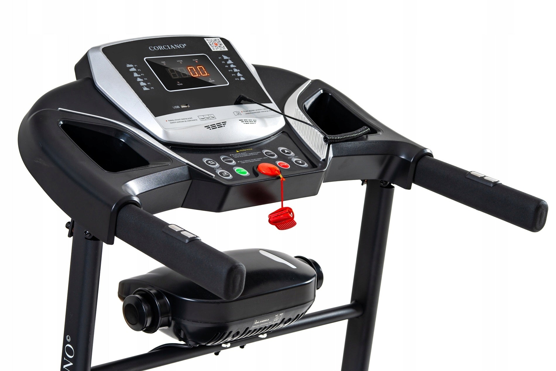 TRENTO 501D Folding Electric Treadmill with Massager APP CORCIANO 3HP 120kg Maximum user weight 120 kg