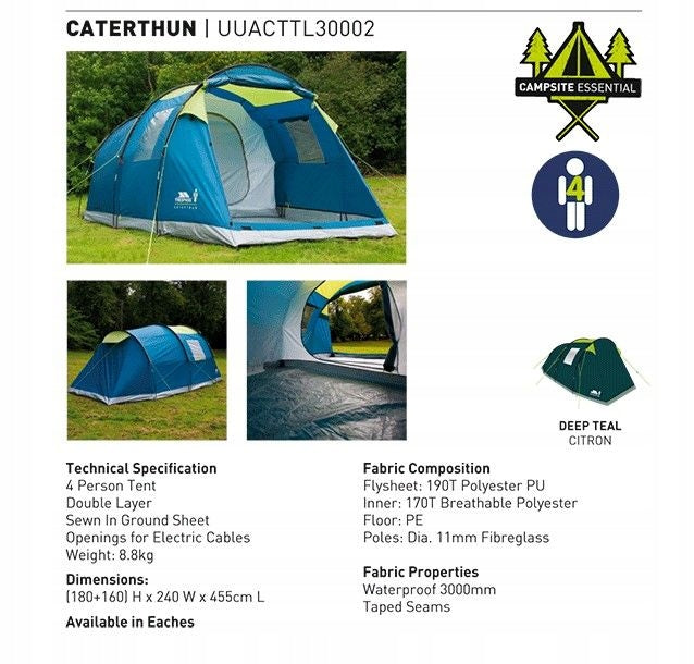 TRESPASS TENT CATERTHUN 4 - 3000mm - LOOM Brand Trepass