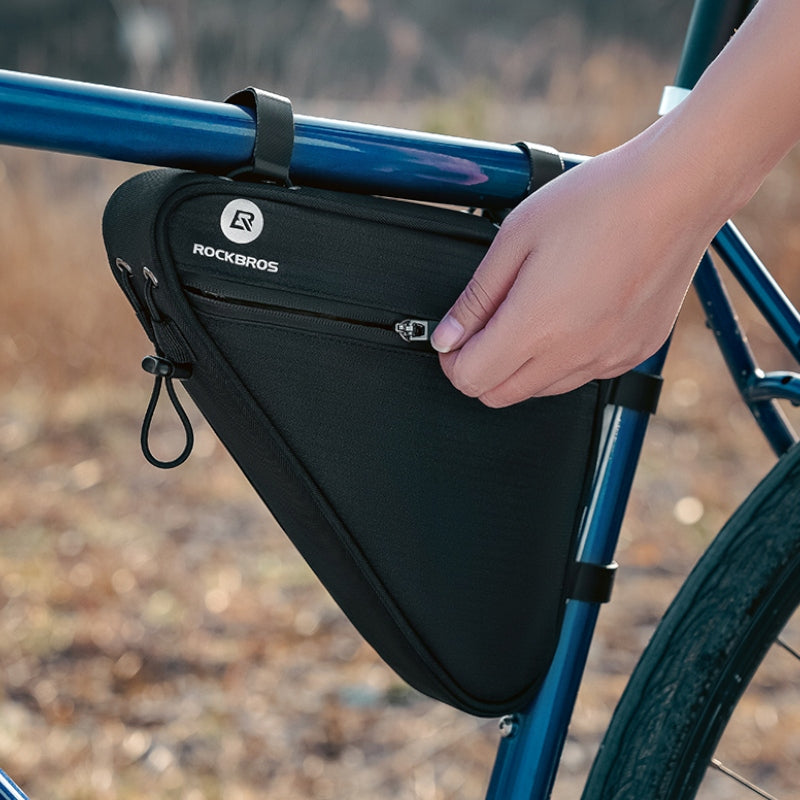 TRIANGULAR BICYCLE POUCH FOR FRAME BAG ROCKBROS Kind front