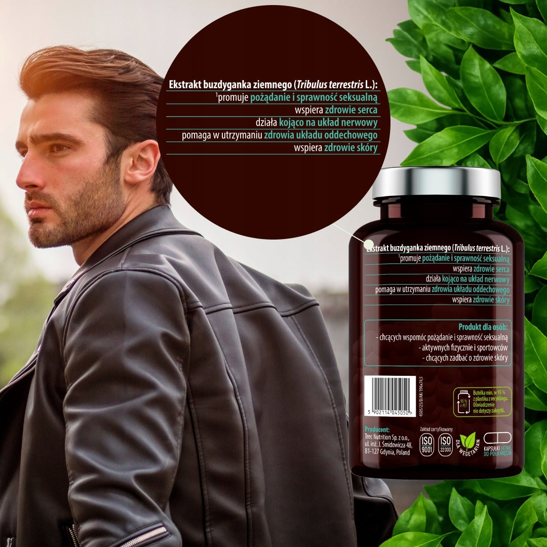 TRIBULUS FORTE Strongest Extract 95% Testosterone Sex Libido Potency Packaging status original