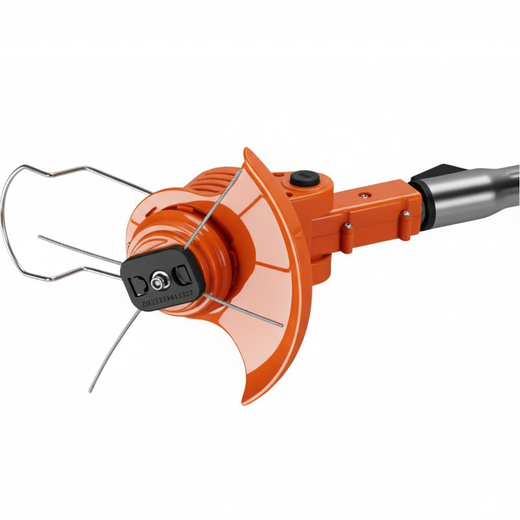 TRIMMER CORDLESS GARDEN SCYTHE GRASS CUTTER SET XXL WHEELS Power supply rechargeable battery