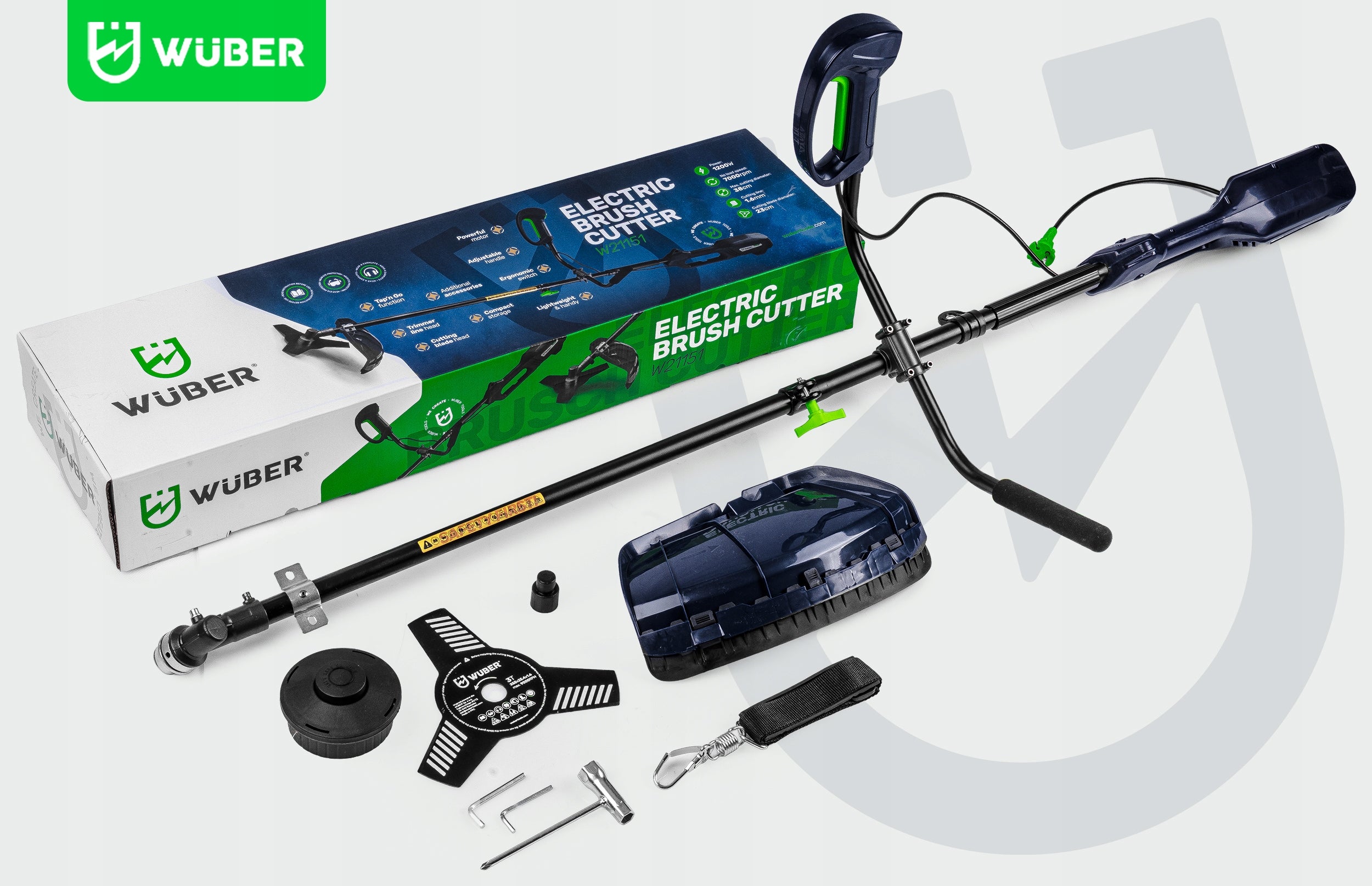 TRIMMER ELECTRIC GRASS SCYTHE BRUSH CUTTER + HEAD LINE BLADE EAN (GTIN) 5905873301672
