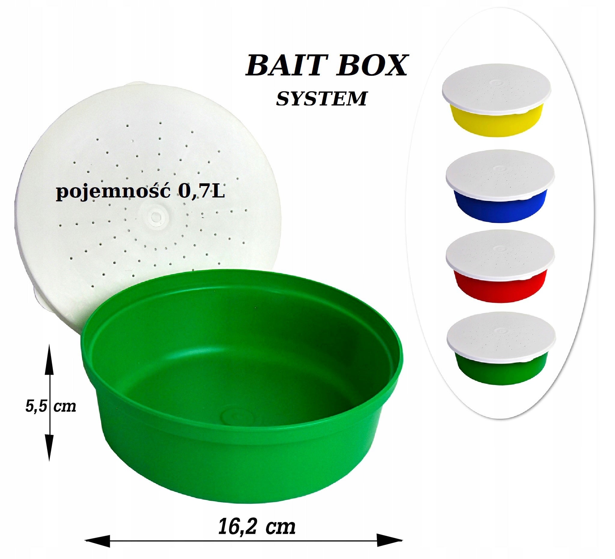 TRIPLE BASE FOR CONTAINERS ANPLAST WORM BOX - BAIT BOX SYSTEM Model podstaw potrójna