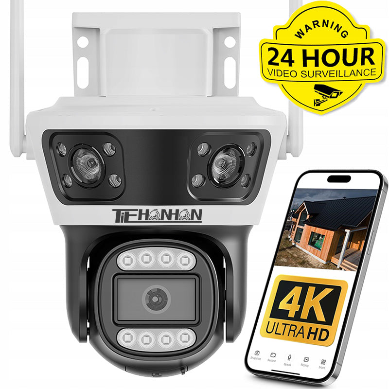 TRIPLE ROTATING CAMERA WIFI IP OUTDOOR CAMERA 3in1 QHD 2+2+2MP T-PV01