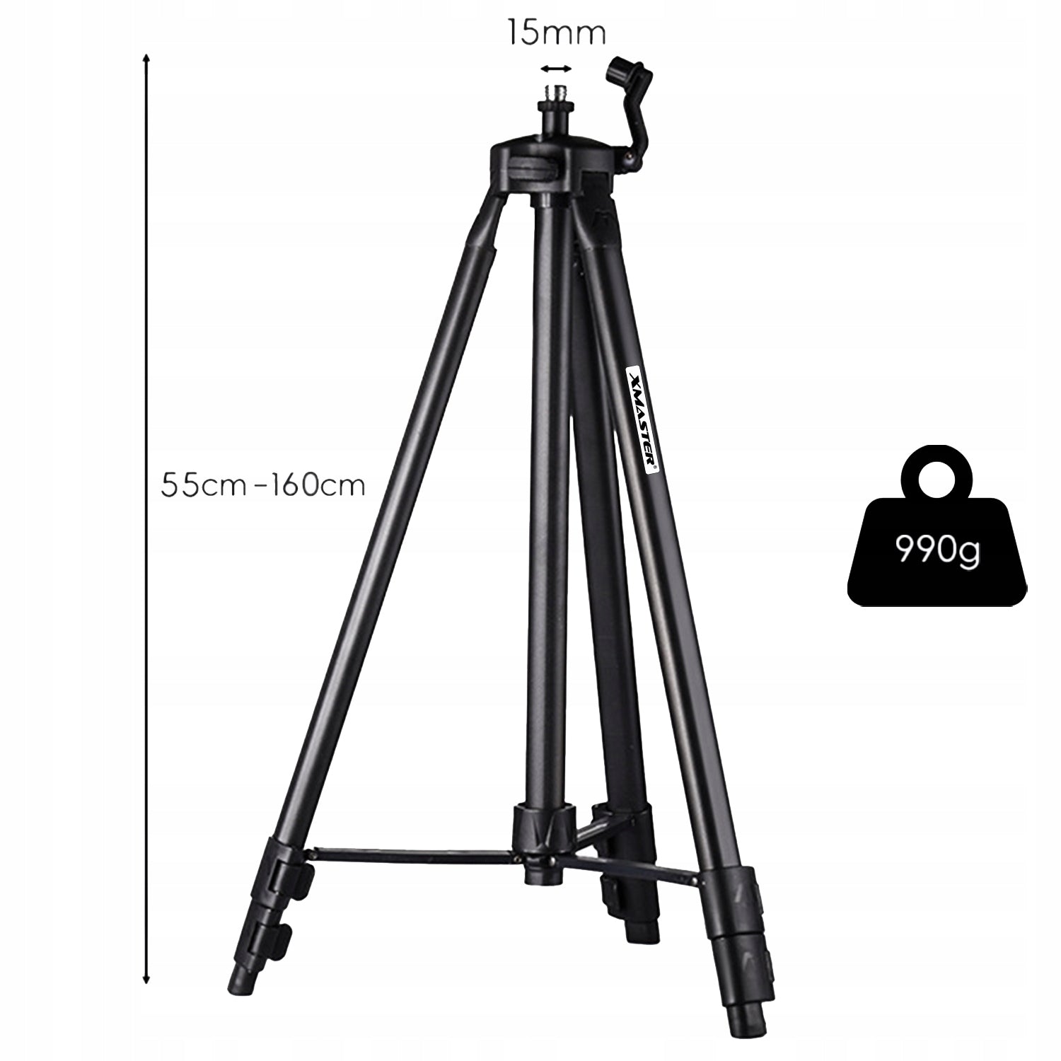 TRIPOD FOR CROSS LASER LEVEL TRIPOD LIBELLA+ADAPTER 160CM Manufacturer code TELESKOPOWY STATYW 360 GWINT 5/8Cala +adapter
