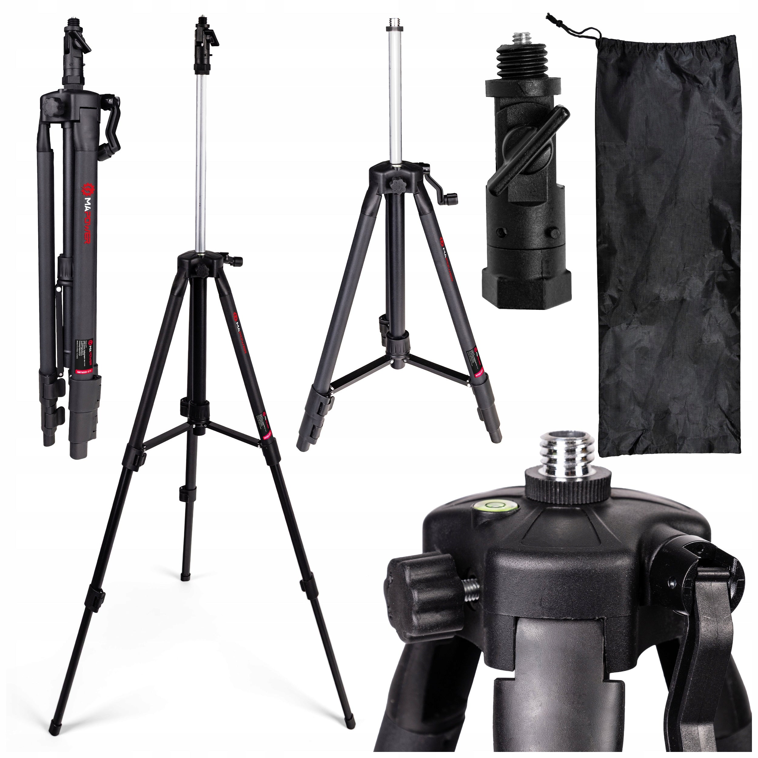 TRIPOD LASER LEVEL TRIPOD WITH LIBELLA THREAD 5/8" INCH 360