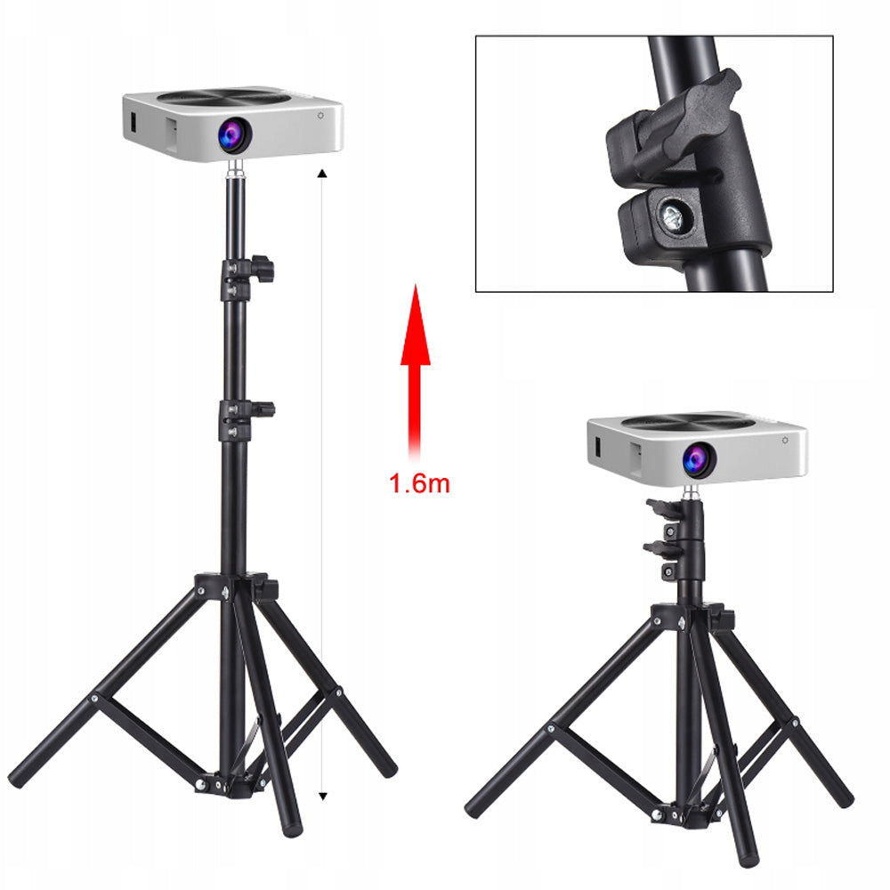 TRIPOD PROJECTOR HOLDER FLOOR STAND 1/4'' 1,6M ADJUSTABLE Packaging status original