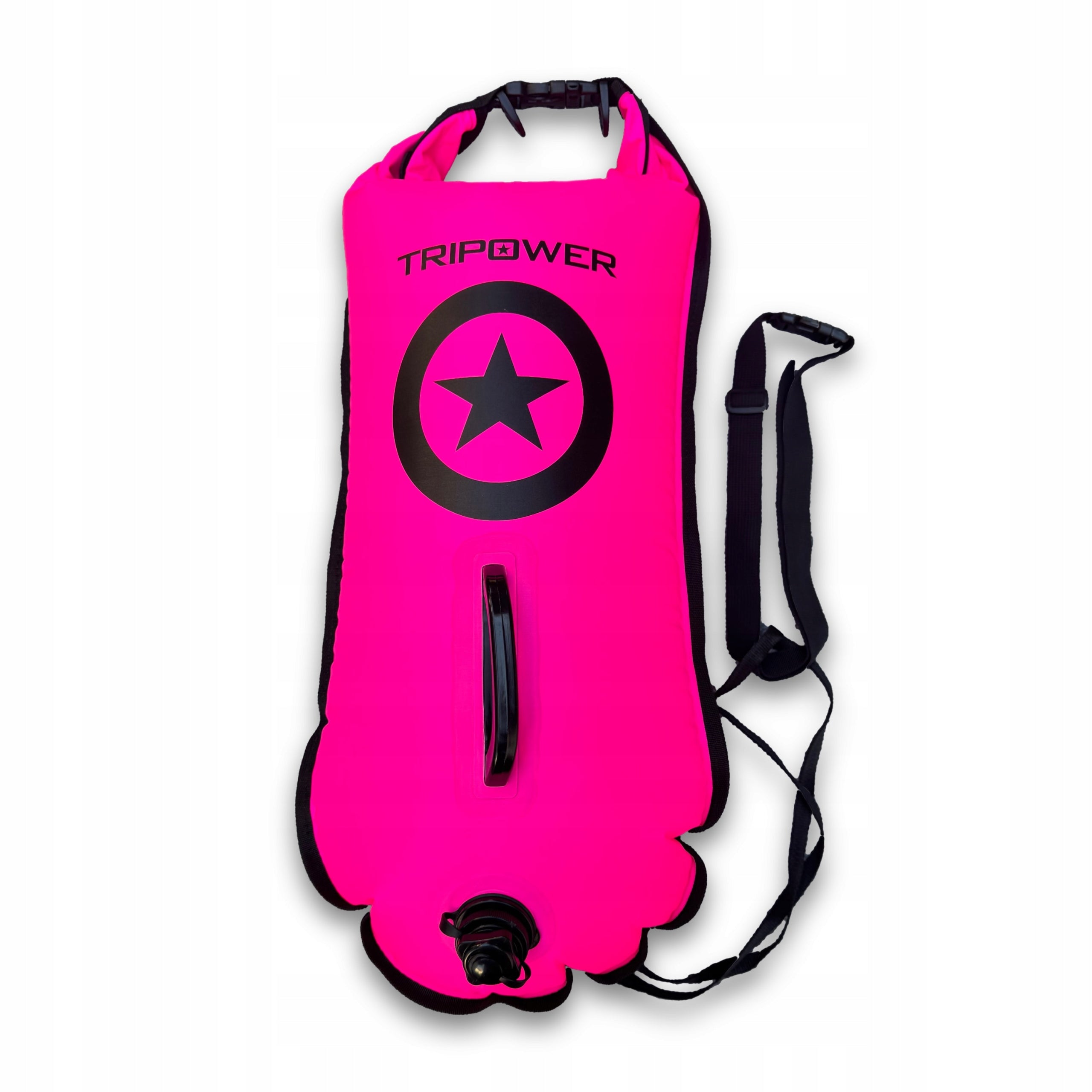 TRIPOWER 28 L safety buoy, 2 compartments, dry pocket, whistle, pink