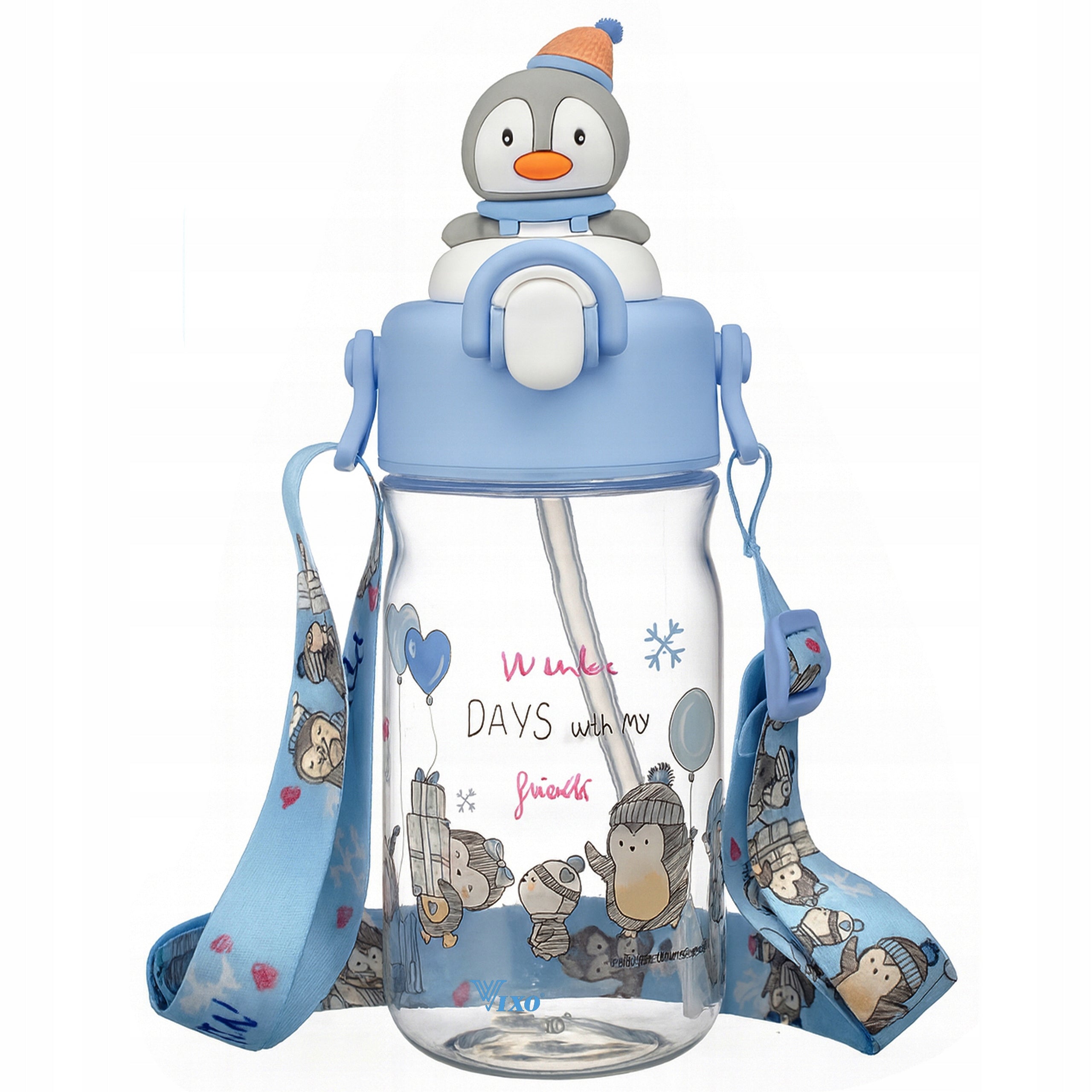 TRITAN WATER BOTTLE FOR DRINKING AND PLAYING 530ML WATER SPRAY FUNCTION ATOMIZER