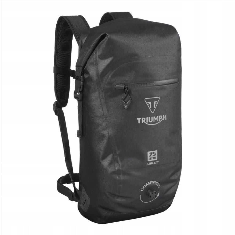 TRIUMPH ULTRALITE BAG 25L MOTORCYCLE BACKPACK WITH COMPRESSION OPTION
