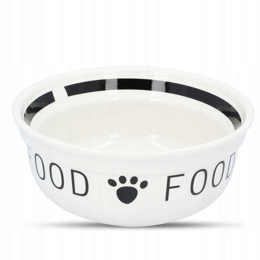 TRIXIE FOOD Ceramic Dog Bowl with Bone for Food 1,6 L Device type single bowl
