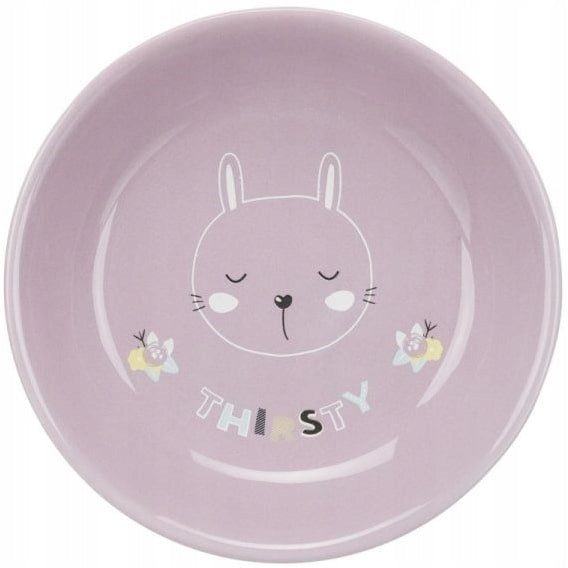 TRIXIE Junior Ceramic bowl for cat water food persa low plate 0,2 L Capacity 0.2 l