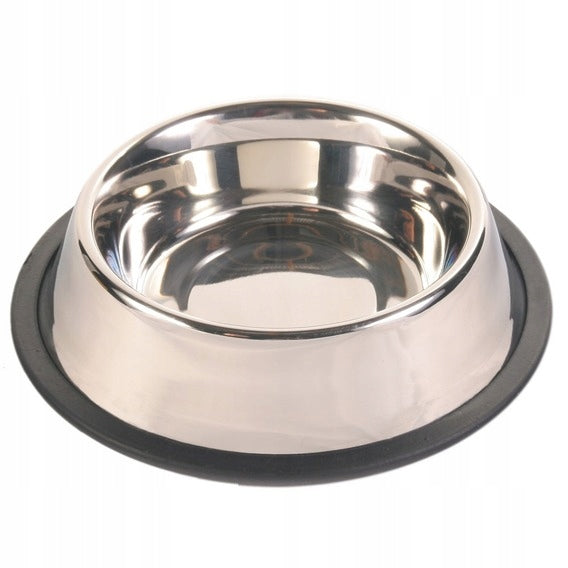 TRIXIE Non-slip bowl stainless steel 2.8l