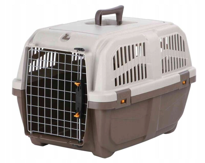 TRIXIE SKUDO cat dog air transporter for IATA XS aircraft up to 12kg 49cm Trade name Transporter Skudo IATA 55 cm do 18 kg szary